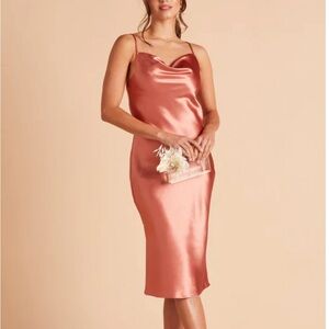 Birdy Grey Lisa Midi Dress (Terracotta, Small)